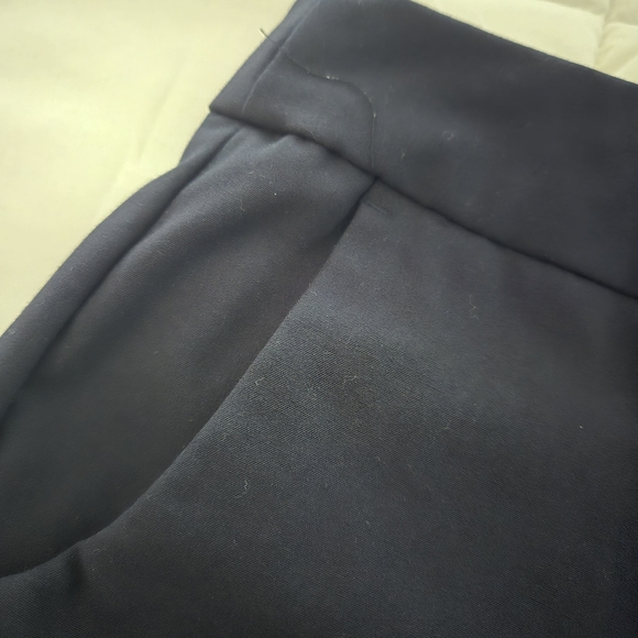 🔥 2/$9 or 3/$13   George Women's Navy Blue Wide-Leg Cropped Trousers - Picture 5 of 8